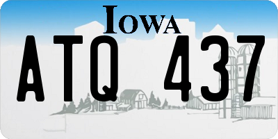 IA license plate ATQ437