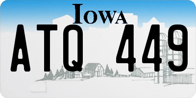 IA license plate ATQ449