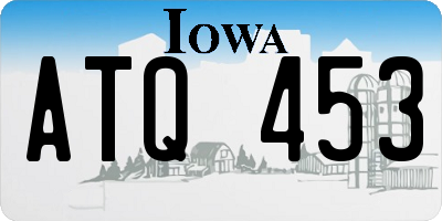 IA license plate ATQ453