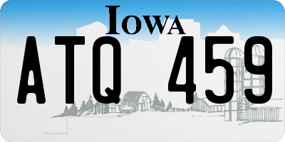 IA license plate ATQ459