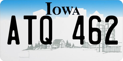 IA license plate ATQ462
