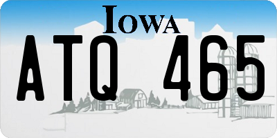 IA license plate ATQ465