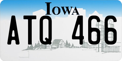 IA license plate ATQ466
