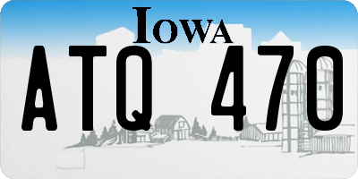 IA license plate ATQ470
