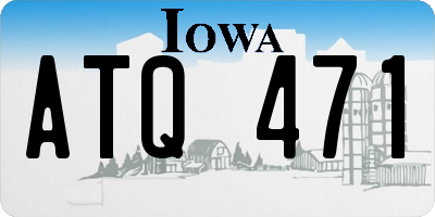 IA license plate ATQ471