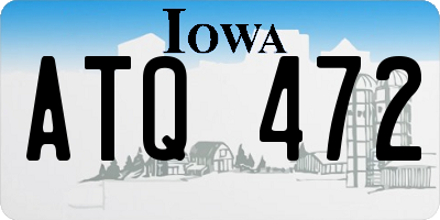 IA license plate ATQ472