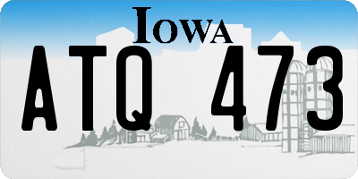 IA license plate ATQ473