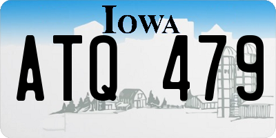 IA license plate ATQ479