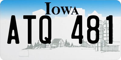 IA license plate ATQ481