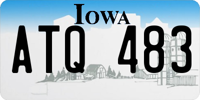 IA license plate ATQ483