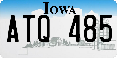 IA license plate ATQ485