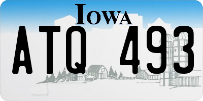 IA license plate ATQ493