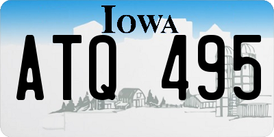 IA license plate ATQ495