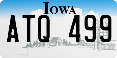 IA license plate ATQ499