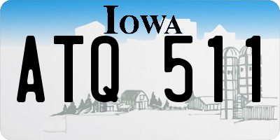 IA license plate ATQ511