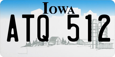 IA license plate ATQ512