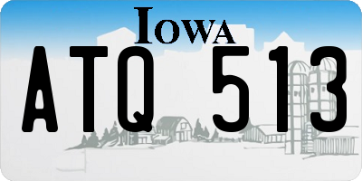 IA license plate ATQ513