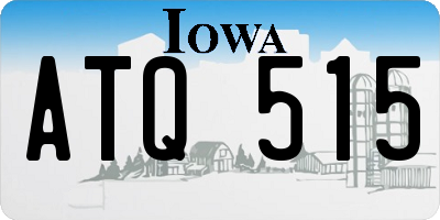 IA license plate ATQ515