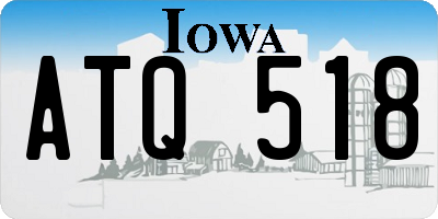 IA license plate ATQ518