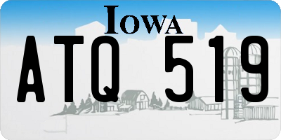 IA license plate ATQ519