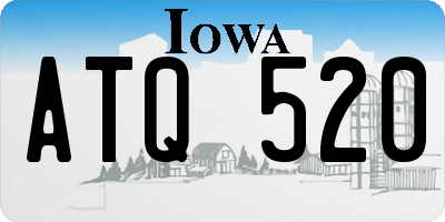 IA license plate ATQ520