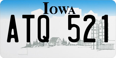 IA license plate ATQ521