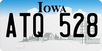 IA license plate ATQ528