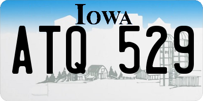 IA license plate ATQ529