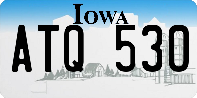 IA license plate ATQ530
