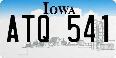 IA license plate ATQ541