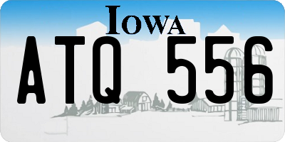 IA license plate ATQ556
