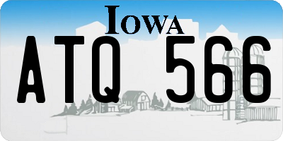 IA license plate ATQ566