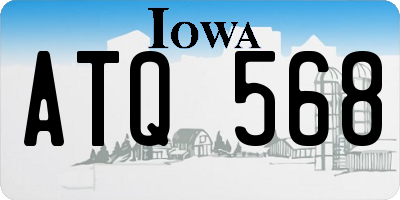 IA license plate ATQ568