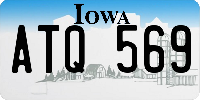 IA license plate ATQ569