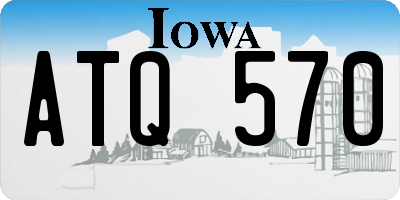 IA license plate ATQ570