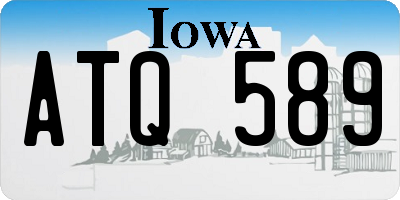 IA license plate ATQ589