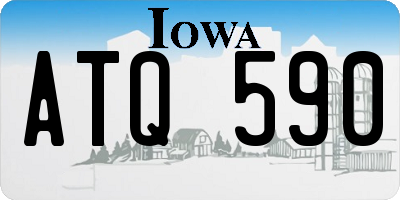 IA license plate ATQ590