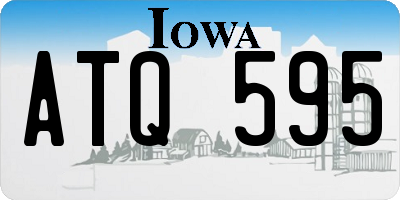IA license plate ATQ595