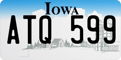 IA license plate ATQ599