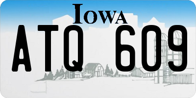 IA license plate ATQ609