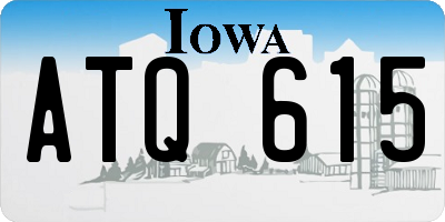 IA license plate ATQ615