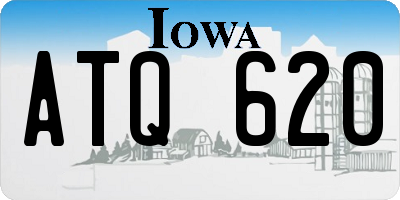 IA license plate ATQ620