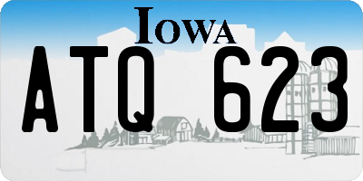 IA license plate ATQ623
