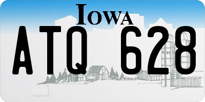 IA license plate ATQ628
