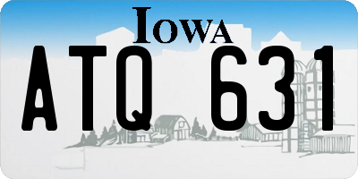 IA license plate ATQ631