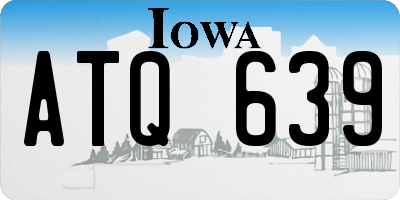 IA license plate ATQ639