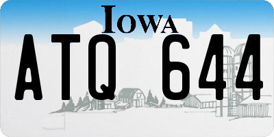 IA license plate ATQ644