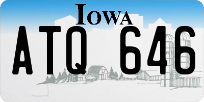 IA license plate ATQ646