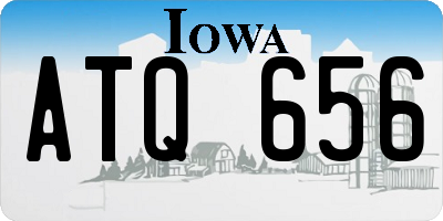 IA license plate ATQ656