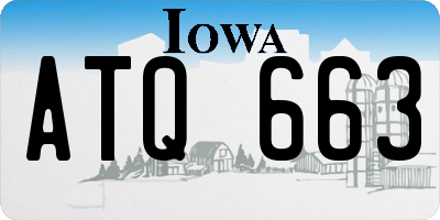 IA license plate ATQ663